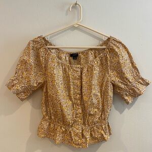 J. Crew Floral Blouse